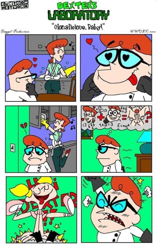 Dexter’s laboratorium clonalicious baby