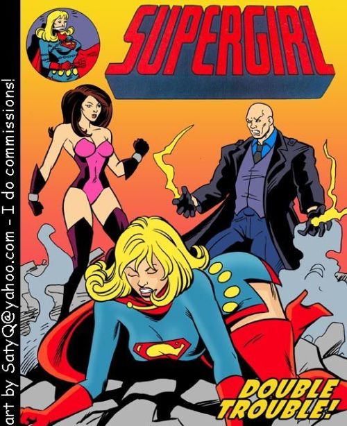 Supergirl Sexo escravo Duplo problemas