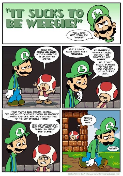 Super Mario to do bani w być weegie