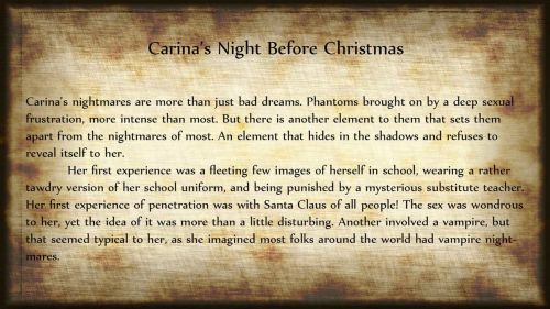 Carina's nachtmerrie voor Kerst